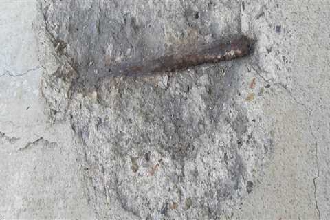 How to repair concrete with exposed rebar?