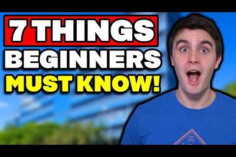 7 THINGS I WISH I''''D KNOWN AS A BEGINNER IN WHOLESALING REAL ESTATE - ZACH GINN