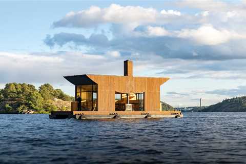 This Floating Sauna in Stockholm’s Archipelago Lets You Soak Up Steam and Views
