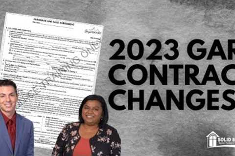 2023 GAR Contract Changes (Sneak Peak!)