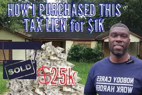 How I Flipped This Dirt Cheap Tax Lien And Made $25k #taxliens #cheaphouses #realestatenewbie