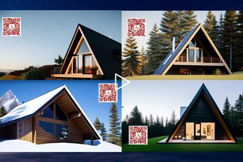A Frame Cabins |  Photos Of Modern A-Frame Cabin Generated By AI