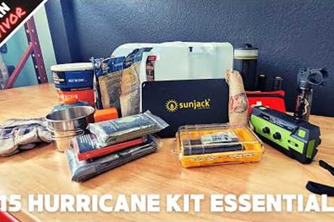 Hurricane Kit Must Haves 🌧️ 15 ESSENTIAL ITEMS for Hurricane Season!