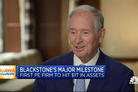 Blackstone CEO Stephen Schwarzman on reaching $1 trillion milestone, real estate and economy