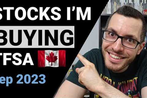 CANADIAN Stocks I''m BUYING in My TFSA // Sep 2023 // Portfolio Reveal