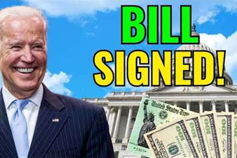 Breaking: New Bill Signed!! Social Security Update - SS, SSI, SSDI “COLA” Increase