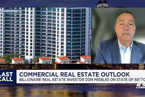 Billionaire real estate investor Don Peebles talks commercial real estate''s ongoing struggles