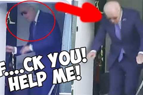 JOE BIDEN ALMOST FELL OFF THE PLANE! I''m ashamed TO WATCH THIS!