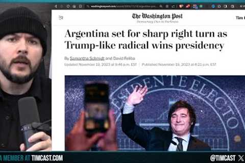 ANTI LEFTIST Javier Milei WINS, Argentina REJECTS Communism And Woke Signaling TRUMP 2024 LANDLSIDE