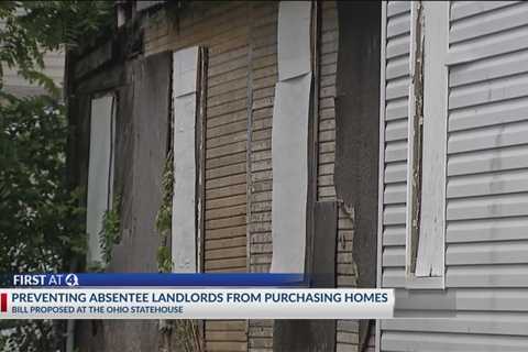 Ohio bill would prevent absentee landlords from purchasing foreclosed homes