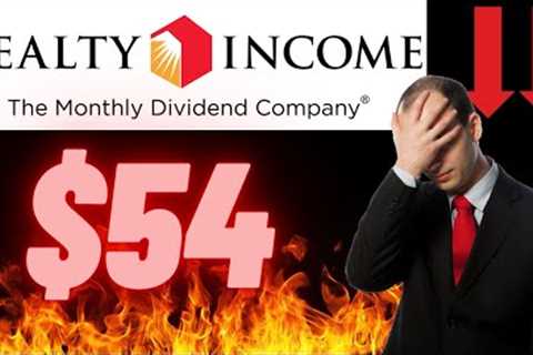 Realty Income (O) Below $54 - MASSIVE Opportunity With Rate CUTS? | BUY This UNDERVALUED Stock? |