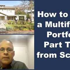 How to Build a Multifamily Portfolio Part Time from Scratch