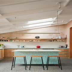 The Kitchen Island in This London Home Is Made of Melted-Down Chocolate Box Molds