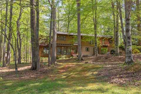 This $1.4M Forest Home in North Carolina Pops With Unexpected Color