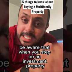 5 Things you need to know when buying Multifamily Property | Broward County Florida