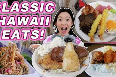 OLD SCHOOL HAWAII Diners and Drive Ins! || [Honolulu, Oahu] Plate Lunch, Bentos and More!