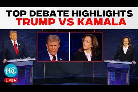 Trump vs Harris LIVE | Donald Trump LIVE | Kamala Harris LIVE | Presidential Debate Highlights | US