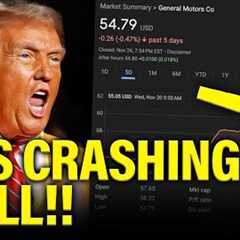 Trump TANKS US AUTO with Plan as SHARES PLUMMET