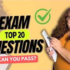 20 Real Estate Exam Questions You Must Know to Pass - Are You Ready?