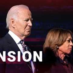 Palpable tension between Biden and Harris during first appearance since brutal election wipeout