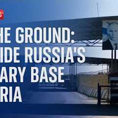 Sky News reports from one of Russia''s military bases in Syria