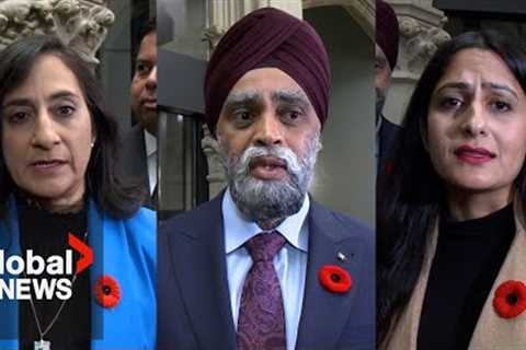 Canadian ministers address violent protests at Hindu temple in Brampton