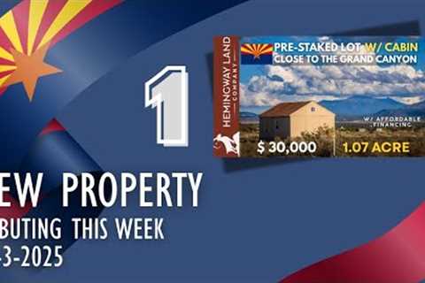 Arizona Land For Sale - New Properties Debuting This Week, 10-03-25