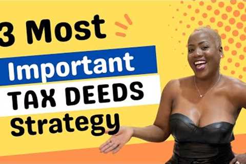 3 Most Important Things to Do for Tax Deed Investing || Jackie Jackson