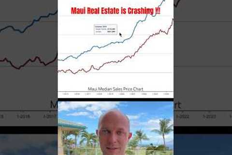 Maui Real Estate Prices are CRASHING 📈. #maui #realestate #hawaii