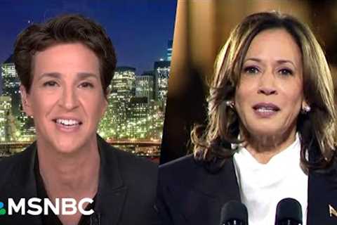 ‘Damn good speech’: Maddow reacts to Harris'' closing argument remarks