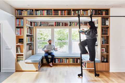 How They Pulled It Off: A Micro Library in a Midcentury’s Awkward Kitchen Nook