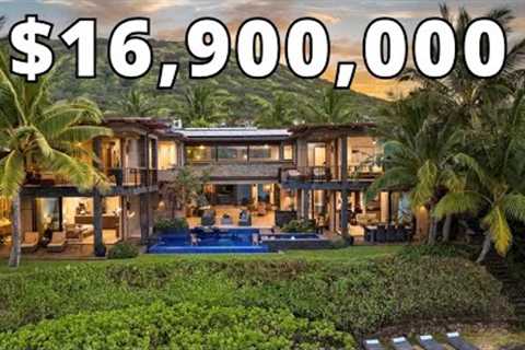 Hawaii Dream Home Tour | $16.9M Island Oasis with Diamond Head Views | Property Goals | 2025