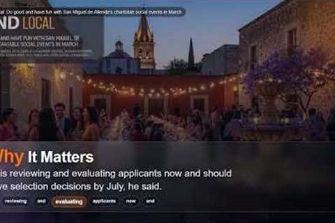 MND Local: Do good and have fun with San Miguel de Allende's charitable social events in March