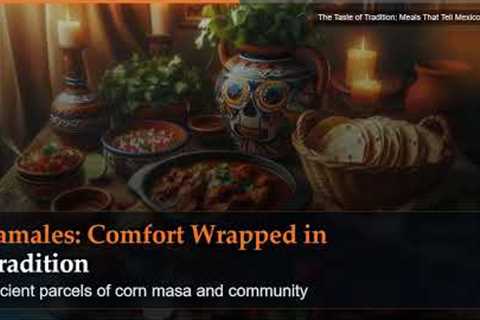 The Taste of Tradition: Meals That Tell Mexico's Story