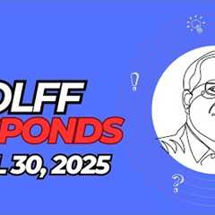 Wolff Responds: Winners & ''Likely'' Losers: China vs USA Trade War Dated April 30, 2025